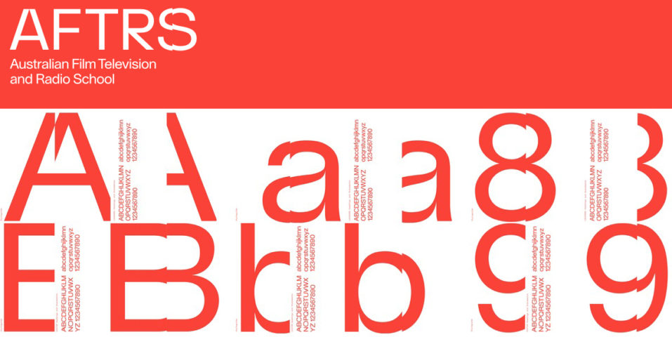 AFTRS new typography treatment.